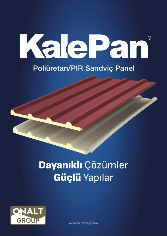 KalePan Sandviç Panel Kataloğu kapağı